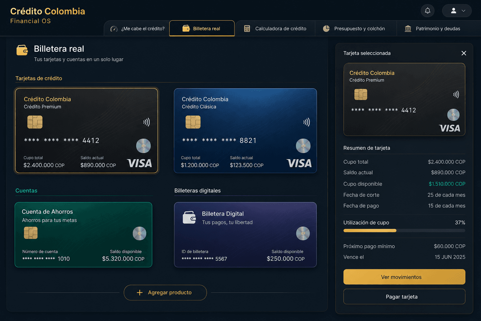 Mockup de ejemplo: billetera de plásticos y hubs